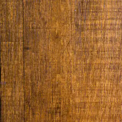 A close view of teak grain.